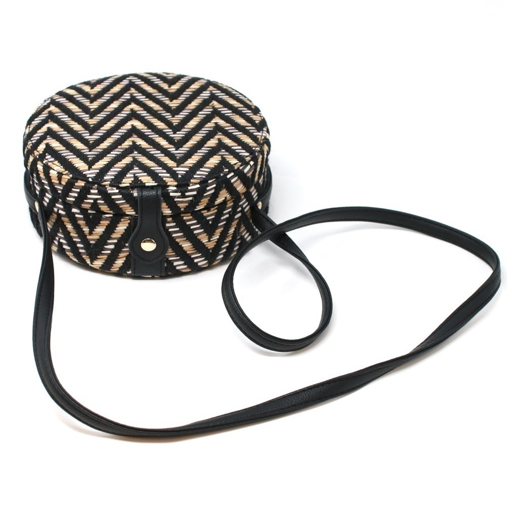 Lionel Javanna Woven Circle Crossbody‎ Bag - Picture 2 of 10